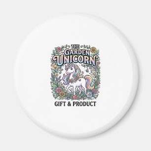 Einhorn Der Garten Einhorn Werbevektor Design Magnet
