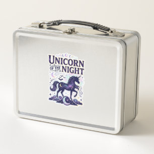 Einhorn der Nacht Grafikdesign Zazzle Design_ Metall Brotdose