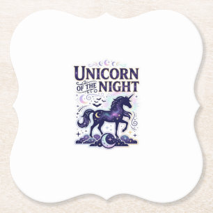 Einhorn der Nacht Grafikdesign Zazzle Design_ Untersetzer
