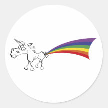 Einhorn, der Regenbogenkleber züchtet