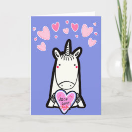 Einhorn der Selbstliebe Karte