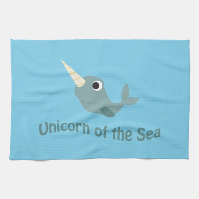 Einhorn des Meeres Handtuch (Horizontal)