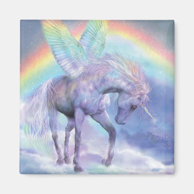 Einhorn des Rainbow Art Magnet (Vorne)