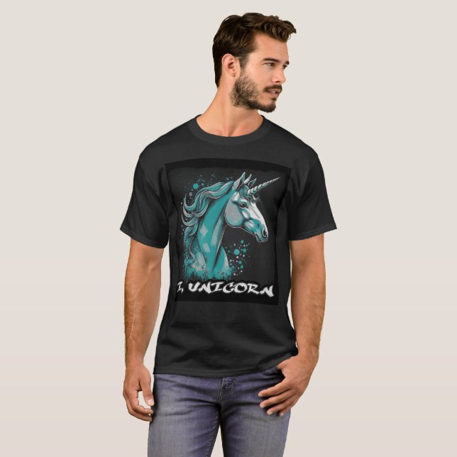 Einhorn-Design – Ihre Wahl für ein T-Shirt (Vorne ganz)