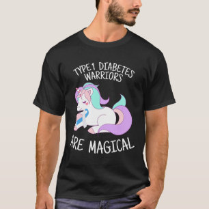 Einhorn-Diabetes-Krieger-Geschenk T-Shirt