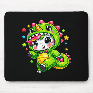 Einhorn Dinosaur Farbige Kostüm Cosplay Regenbogen Mousepad
