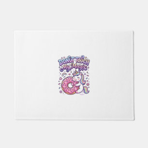 Einhorn Donut Berühre Mein Magisches Geschenkidee Fußmatte