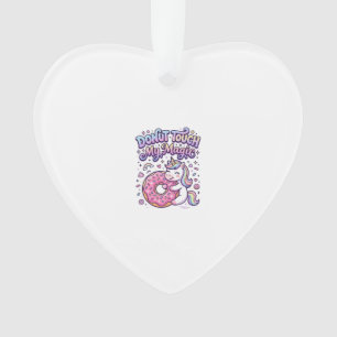 Einhorn Donut Berühre Mein Magisches Geschenkidee Ornament