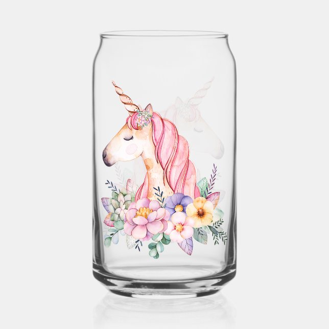Einhorn Dosenglas (Vorderseite)
