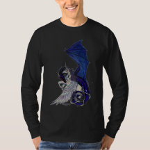 Einhorn-Drache blaues weißes Pegacorn Pferdepony