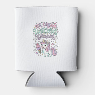 Einhorn Eiscreme Einhorn Traum Cute Pastell Produk Dosenkühler
