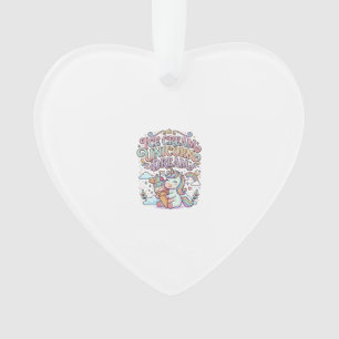 Einhorn Eiscreme Einhorn Traum Lustige Typografie Ornament