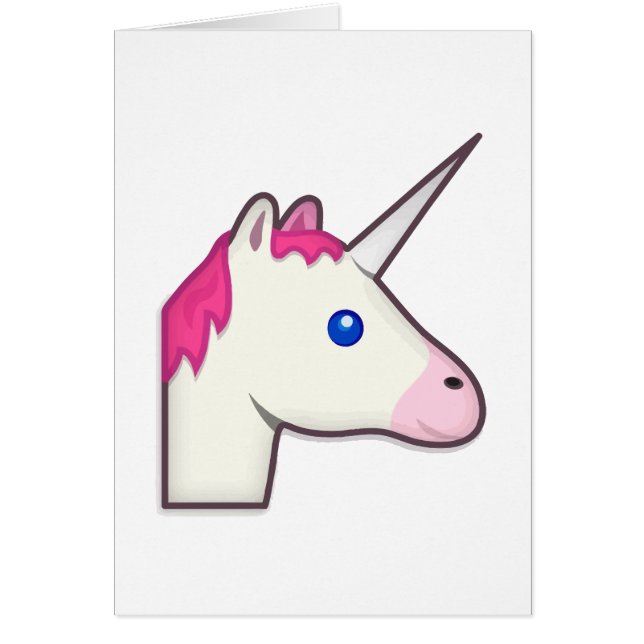 Einhorn Emoji (Vorne)