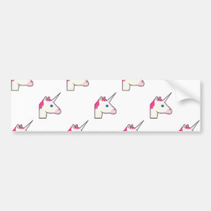 Einhorn Emoji Autoaufkleber