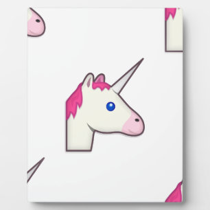Einhorn-Emoji Fotoplatte