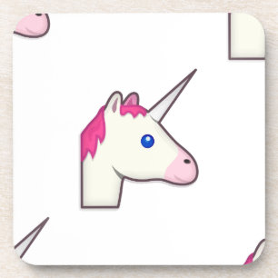 Einhorn Emoji Getränkeuntersetzer
