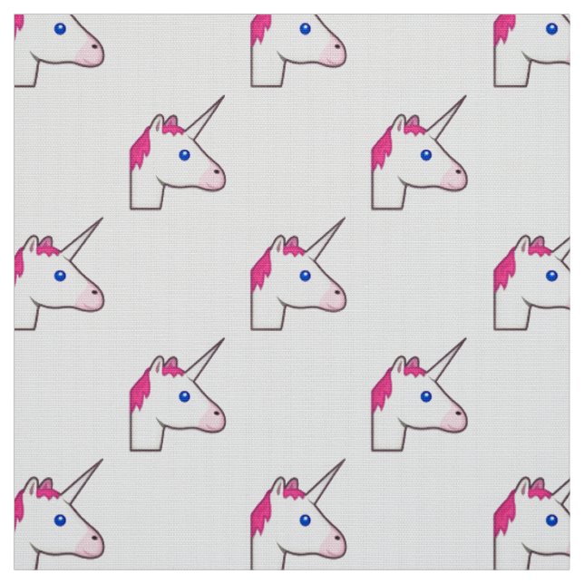 Einhorn-Emoji-Stoff Stoff (Muster)