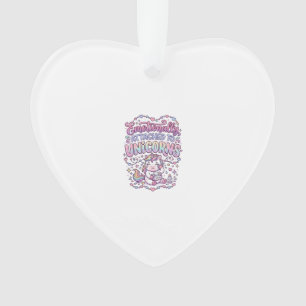 Einhorn emotional an Einhörner gebunden Original Ornament