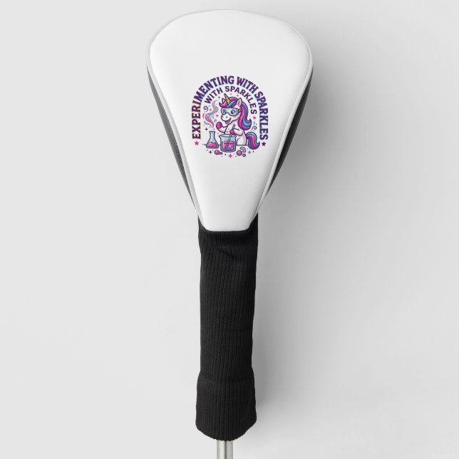 Einhorn experimentiert mit funkelndem Werbefilm Cu Golf Headcover (Vorderseite)