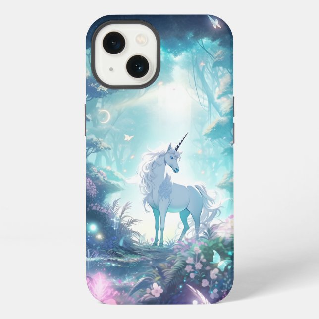 Einhorn Fantasy Art iPhone Hülle (Rückseite)