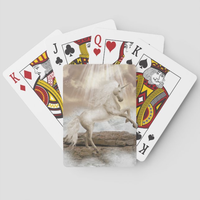 Einhorn Fantasy Bicycle® Spielkarten (Rückseite)