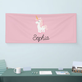 Einhorn, Fee, Magie - Individuelle Name Banner