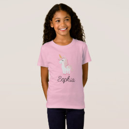 Einhorn, Fee, Magie - Individuelle Name T-Shirt