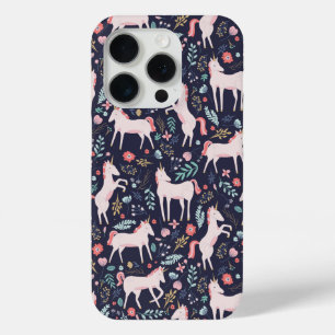 Einhorn-Felder iPhone 15 Pro Hülle