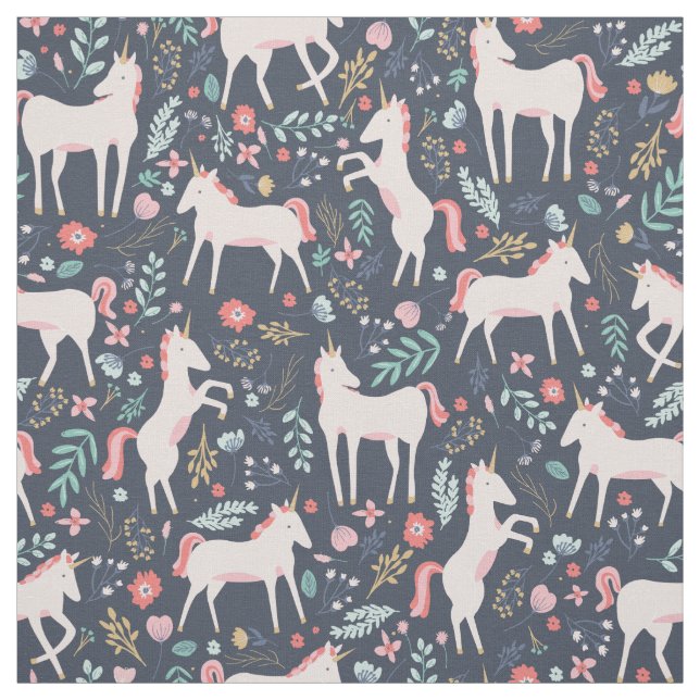 Einhorn-Felder Stoff (Muster)