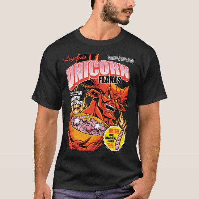 EINHORN FLAKES vintage T-Shirt (Vorderseite)