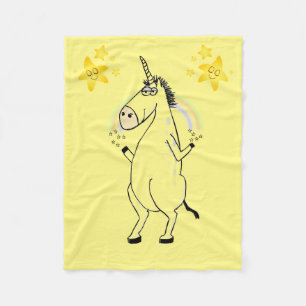 Einhorn Fleecedecke