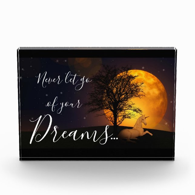 Einhorn Fotoblock (Vorderseite)