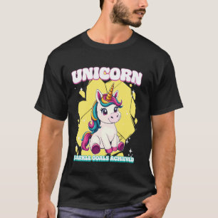 Einhorn-Funkel-Ziele erreicht Einhorn T-Shirt