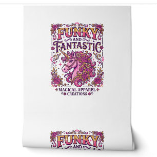 Einhorn Funky und Fantastisch Stylisch Zazzle Desi Tapete