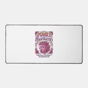 Einhorn Funky und Fantastisch Stylisches Zazzle De Schreibtischunterlage