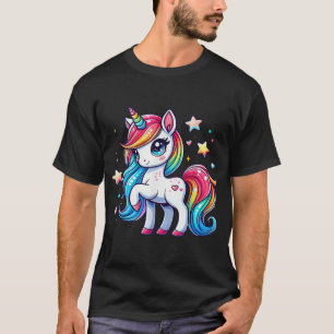 Einhorn für Mädchen Regenbogen Magisches Einhorn T-Shirt