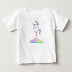 Einhorn-Furz-T-Shirt Baby T-shirt