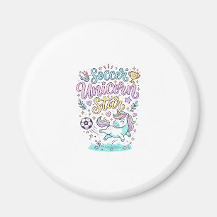 Einhorn Fußball Einhorn Stern Süß Magnet