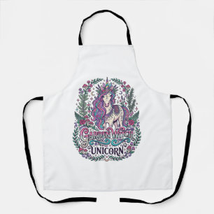 Einhorn-Garten-Hexe Einhorn Bunte Kleidung Grap Schürze