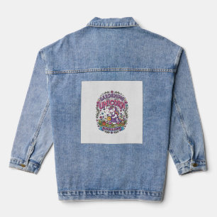 Einhorn-Gartenbau-Einhorn-Werbegeschenk Süßes Gesc Jeansjacke