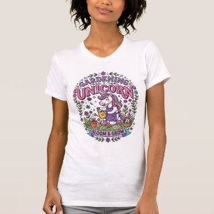Einhorn-Gartenbau-Einhorn-Werbegeschenk Süßes Gesc T-Shirt