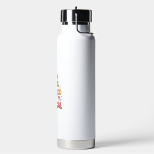 Einhorn Gebucht und Magischer Druck Fertig Weißer Trinkflasche