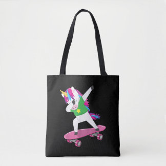 Einhorn-Geburtstags-Skaten-Party perfekt Tasche