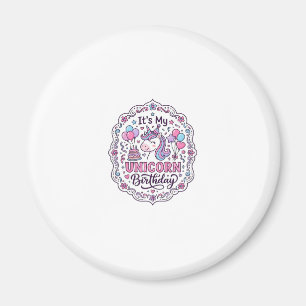 Einhorn Geburtstagskönigin von Einhorn-Land Trendi Magnet