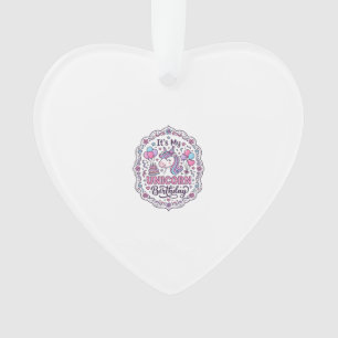 Einhorn-Geburtstagskönigin von Einhorn-Land Trendy Ornament