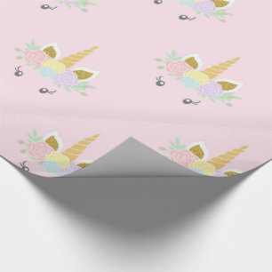 Einhorn-Geschenk-Packpapier Geschenkpapier