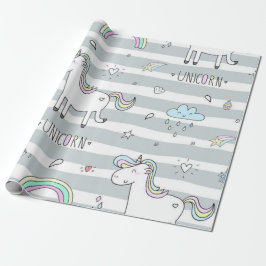 Einhorn Geschenkpapier