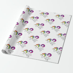 Einhorn Geschenkpapier