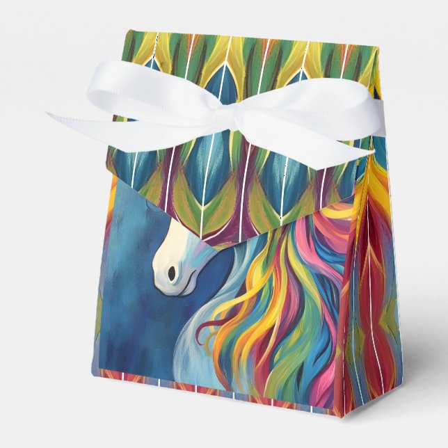 Einhorn Geschenkschachtel (Vorderseite)