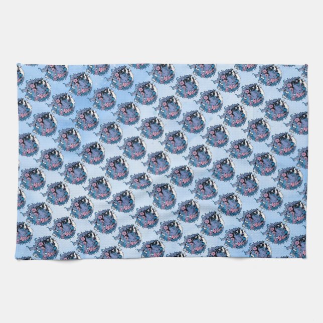 Einhorn Geschirrtuch (Horizontal)